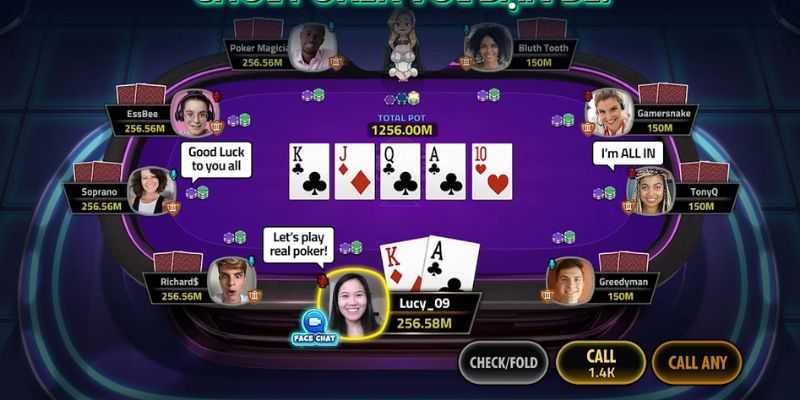 Chơi poker ăn tiền vòng pre-flop